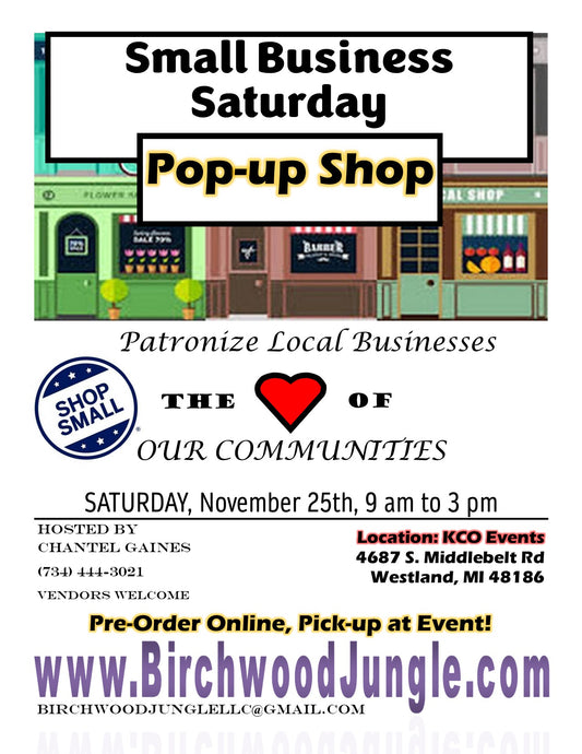 Small Business Saturday Pop-up Shop