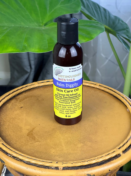 Balm Diggity – Coconut Oil Infused with Tea Tree Essential Oil