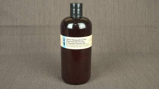 Holistic Liquid Black Soap -Shampoo and Body Wash 16 oz